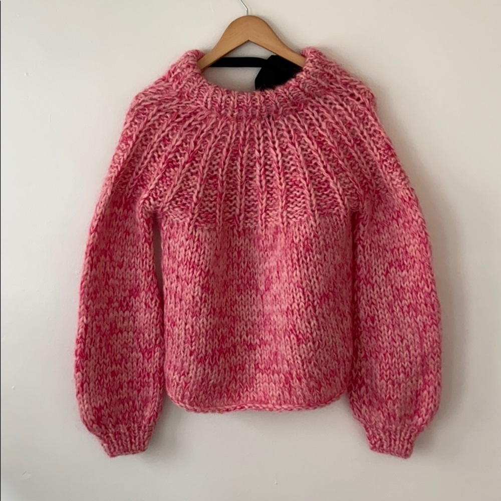 NWT Ganni Pink Sweater